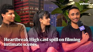 Heartbreak High cast spill on filming intimate scenes  Yahoo Australia [upl. by Alyek380]