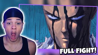 GAROU VS SAITAMA  One Punch Man Full Fight Fan Animation REACTION [upl. by Boff372]