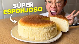 Cheesecake Japonés Súper Esponjoso 🤤 [upl. by Sidell]