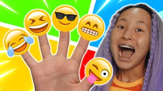 The Finger Family Emoji Song  Kids Songs and Nursery Rhymes  BalaLand [upl. by Rita]