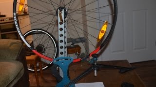 Repair buckled Bicycle wheel spoke replacement and trueing [upl. by Melisa]