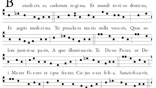 Benedicta es Coelorum Regina Gregorian Chant [upl. by Anirdna321]