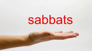 How to Pronounce sabbats  American English [upl. by Clower]