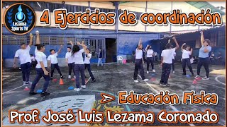 4 Ejercicios de coordinación y desplazamientos  Educación Física  Secundaria [upl. by Kippar184]