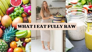 WHAT I EAT IN A DAYAS A 7 YEAR RAW VEGAN 🍉 [upl. by Jurdi]