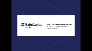 Bain Capital Specialty Finance BCSF Q1 2024 Earnings Presentation [upl. by Rudolph]