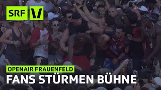 Openair Frauenfeld Fans stürmen Bühne bei Desiigner  Festivalsommer 2017  SRF Virus [upl. by Crosley]