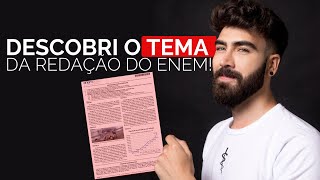 😯 DESCOBRI O TEMA DA REDAÇÃO DO ENEM 2024 [upl. by Anuala484]