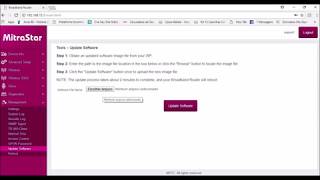 Processo de atualização de firmware HGU Mitrastar [upl. by Earas]