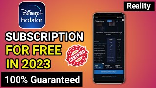 How to get free Hotstar subscription 2023 l Hotstar free subscription l Hotstar subscription free [upl. by Niak]