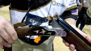 SHOT Show 2011 Exclusive  CZ Wingshooter Shotgun [upl. by Soisatsana207]