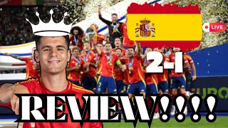 🔴Spain Beat England To Win Euro 2024 Final With Late Mikel Oyarzabal Goal [upl. by Andras]