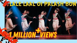 Lale Laal Oi Palash Bon  Jhumur Dance  Live Bengali Folk Dance  Shailee Annual Show 2023 [upl. by Ducan916]