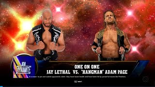 AEW Dynamite Jay Lethal vs Hangman Adam Page [upl. by Assyn]