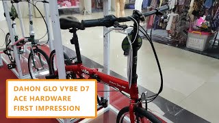 Sepeda Lipat Dahon Glo Vybe D7 Ace Hardware First Impression [upl. by Haley]