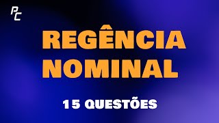 Regência Nominal 15 questões [upl. by Lotsirb]