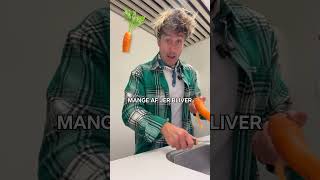 1 ud af 4 kan IKKE skrælle en gulerod🧑‍🍳🥕 ultranyt shorts [upl. by Laufer]