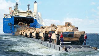 US Crazy Logistic Operation to Move Billion  Worth of Vehicles at Sea [upl. by Derry185]