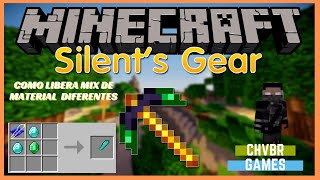 Tutorial Liberar Mix de Materiais Silent Gears para você fazer as melhores armas Mod minecraft [upl. by Tesil]