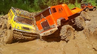 RC Extreme Pictures — RC Cars OFF Road 4x4 Adventure – MUD Hummer vs Defender vs Beast 6x6 [upl. by Bang]