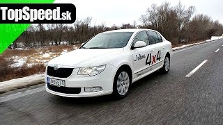 Test Škoda Superb 36 FSI V6 4x4 TopSpeedsk [upl. by Guenzi]