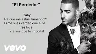 Maluma  El Perdedor Video con letralyricsActivar Subtítulos  Official Reggaeton [upl. by Wellington881]