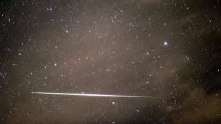 Persistent Train of a Quadrantid Meteor [upl. by Rimisac]