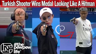 Viral Turkish Olympic Shooter Wins Medal With Minimal Gear Why The US Didnt Dominate Shooting [upl. by Alyehs719]