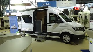 2023 Hobby Maxia Van 680 ET  Exterior and Interior  Caravan Show CMT Stuttgart 2023 [upl. by Ahsiekin]