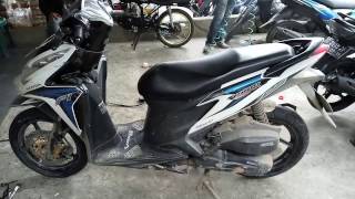 Honda Vario Techno 125 Putih Fi Ban Zeneos depan 908014 dan Belakang 1207014 [upl. by Pero]