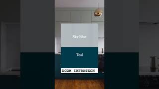 DCOM INFRATECH KITCHEN COLOUR COMBINATION FOR U youtubeshorts home kitchen colors music [upl. by Thorwald]