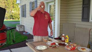 Memorial Day Smashburgers on the cast iron and Hot Dogs [upl. by Ahsyla]