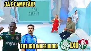 JOGO ABERTO PALMEIRAS BATE O FLUMINENSE POR 1 A 0 E PODE LEVAR O TÃTULO NA QUARTA ATÃ‰ COM DERROTA [upl. by Ahsekar]