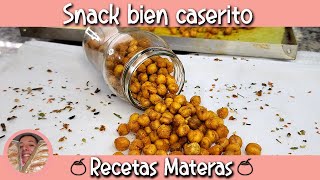 Garbanzos saborizados y horneados  SNACK SALUDABLE [upl. by Pauly]