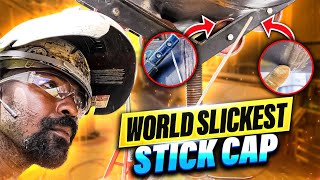 Smooth Cap  Worlds Slickest Stick Cap Welding Techniques [upl. by Krissie684]