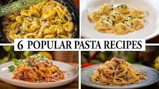 6 Must Try Popular Pasta Recipes  A Gastronomic Journey [upl. by Enailil959]