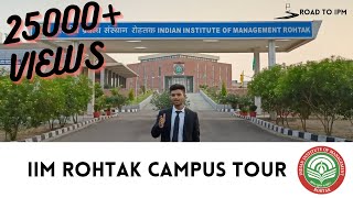 IIM Rohtak Campus Tour  Life at IPM IIM Rohtak  Campus Life  Beautiful Campus by Road To IPM 😍💖 [upl. by Melmon]