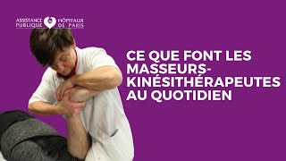 En immersion Avec des masseurskinésithérapeutes de lhôpital CorentinCelton APHP [upl. by Par]