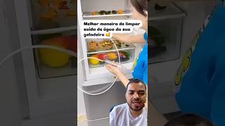 Melhor maneira de limpar saída de água da sua geladeira hack utilidade dicas truques encanador [upl. by Egbert]