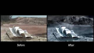 Before and After  Compositing on Autodesk Flame for creative arts ad [upl. by Nosnar]