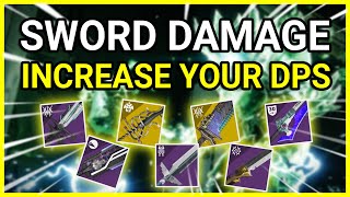 The Best SWORD for Highest DAMAGE and DPS Test  Destiny 2 [upl. by Yung]