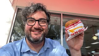 I Tried an InNOut DoubleDouble Burger in Carlsbad California [upl. by Ycat]