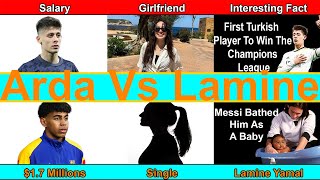 ARDA GÜLER VS LAMINE YAMAL WHO IS THE BEST THE FUTURE OF REAL MADRID amp BARCELONA FC [upl. by Joacima]