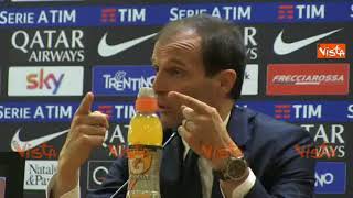 Juve Campione dItalia lo show di Allegri in conferenza [upl. by Hctub]