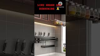 🙏🛍️ Kitchen Organization Ideas without Cupboard 🙏🛍️  shorts [upl. by Otrebogir]