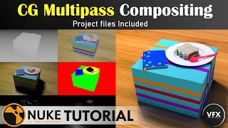 Nuke Compositing Tutorial  CG Multipass Compositing in Nuke  VisualFXExplorers [upl. by Ima513]