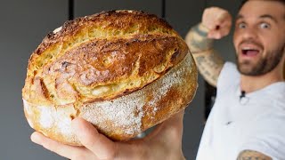 Recette du PAIN au LEVAIN sans pétrissage et sans façonnage [upl. by Gisela30]