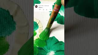 Letter J flower painting 🌸flowerpaintingletterpaintingflowerartarttrendingshortsytshorts [upl. by Collin]