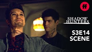 Shadowhunters Season 3 Episode 14  Malec Disagree About Magic  Freeform [upl. by Wolk]