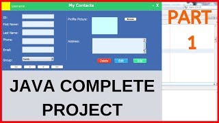 Java Complete Project For Beginners With Source Code  Part 12 [upl. by Yojenitsirk972]